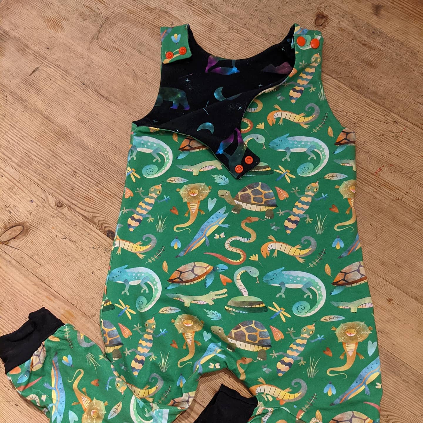 Long Legged Reversible Romper