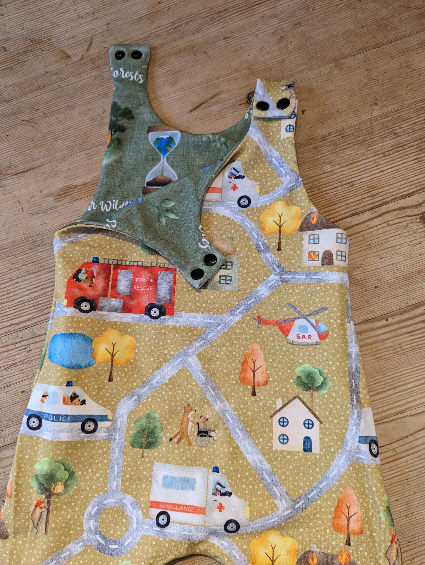 Long Legged Reversible Romper