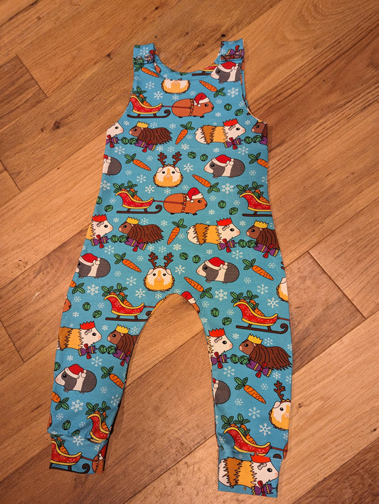 Christmas guinea pigs romper