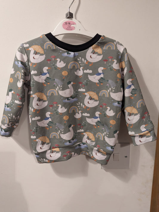 12-18 month Duck jumper