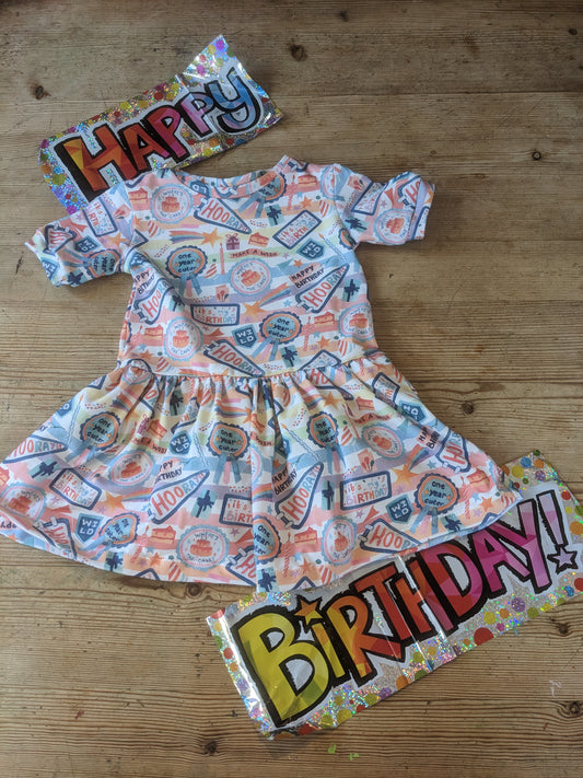 Birthday party T-shirt Dress