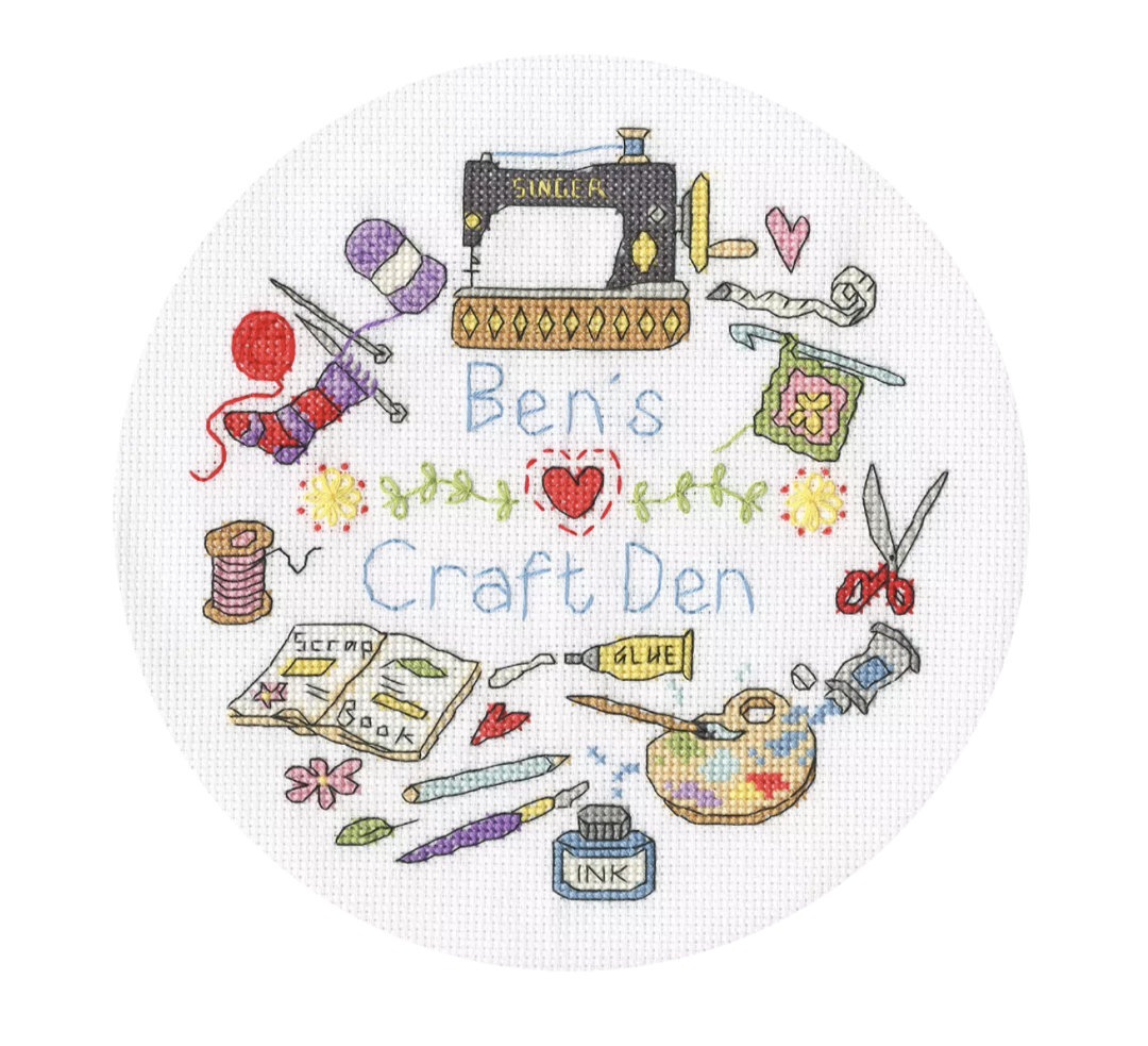 Craft Room Embroidery hoop