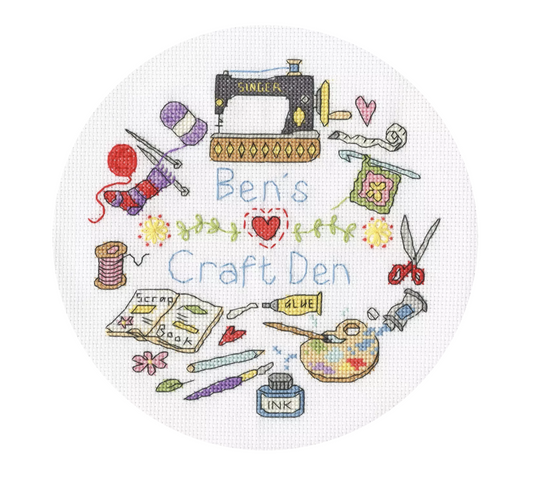 Craft Room Embroidery hoop