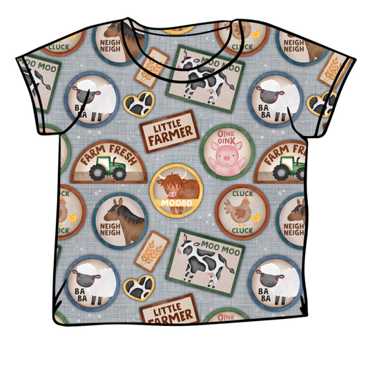 Farm Stamps Children's T-shirts