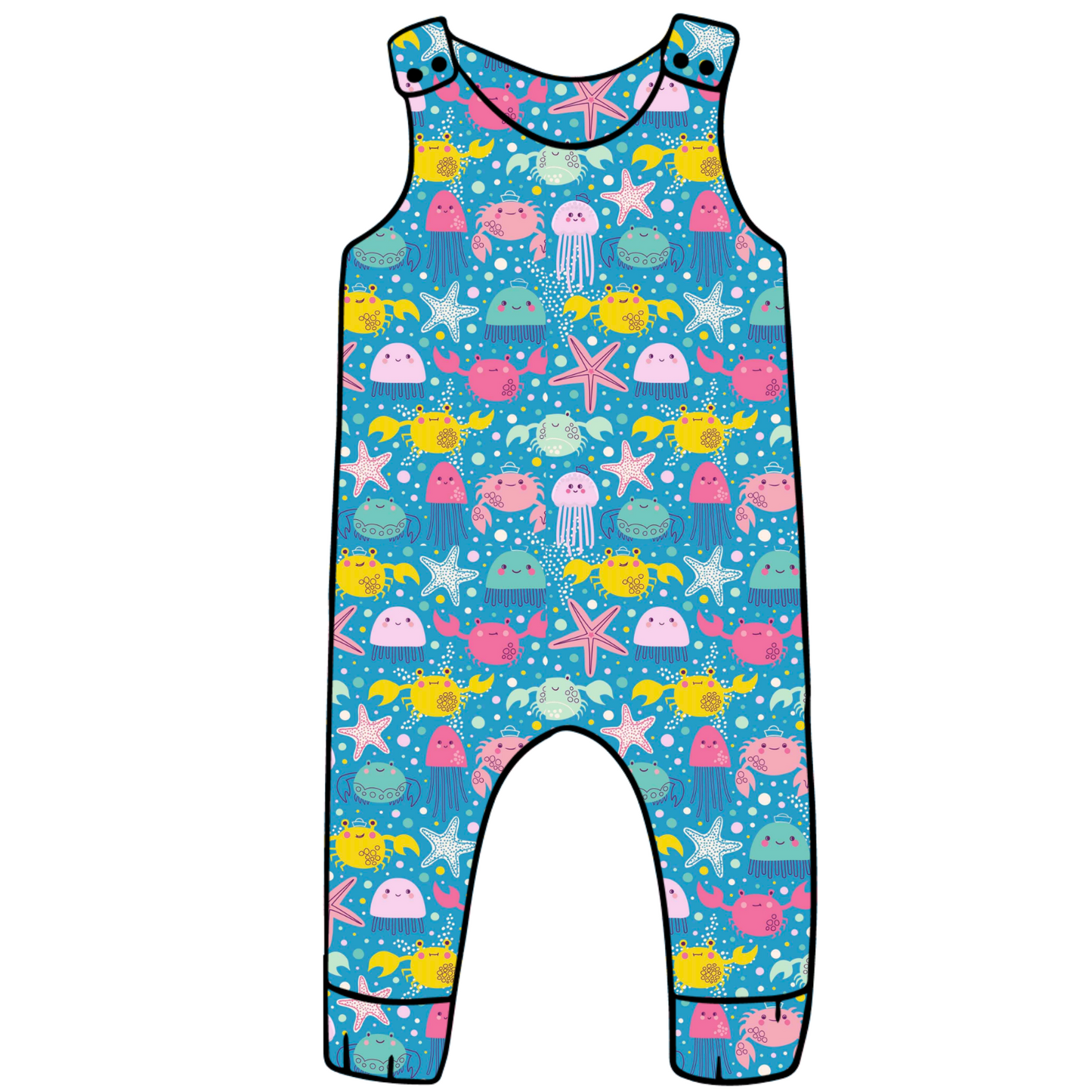 Seaworld party Long Legged Romper