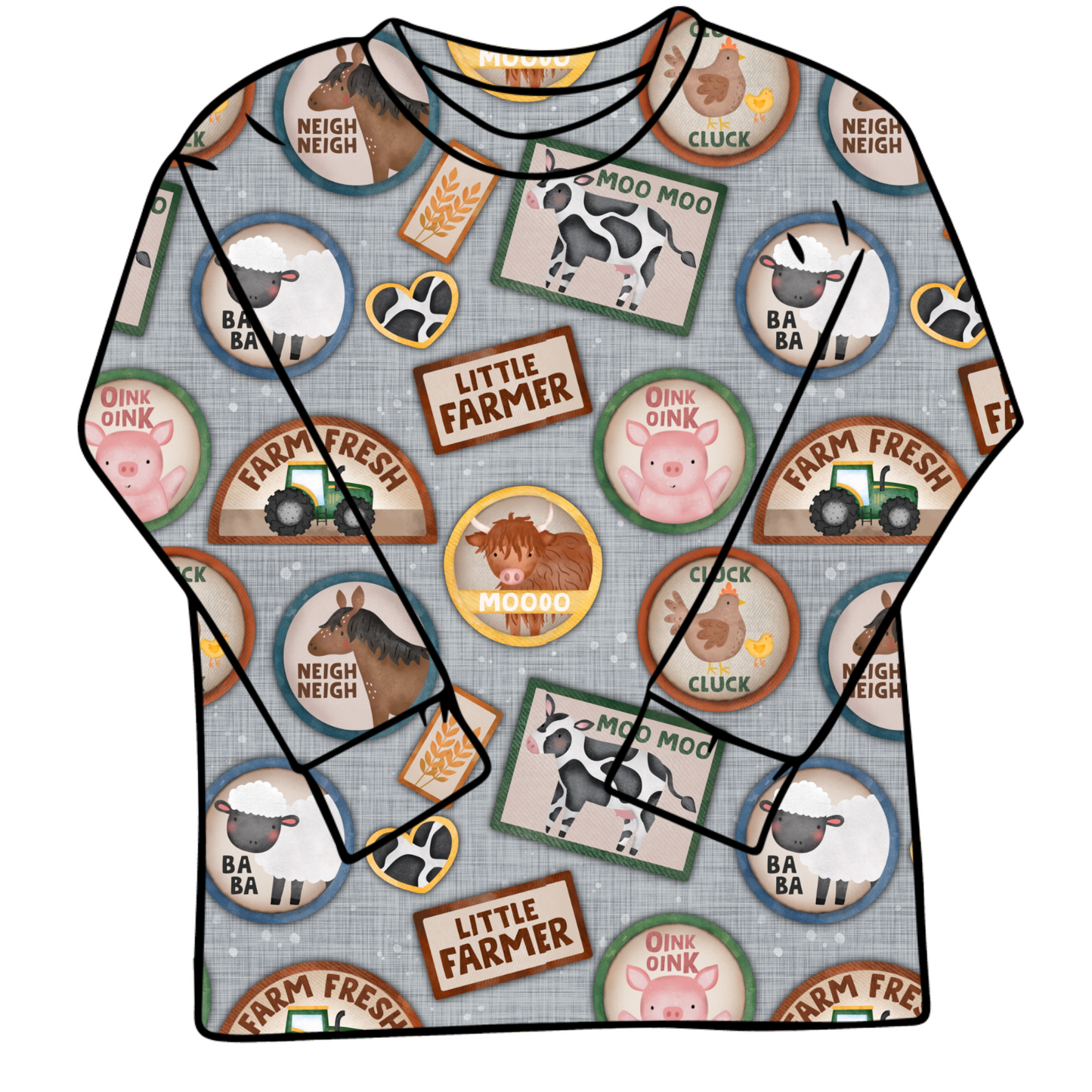 Farm stamps Children's Jumpers and Hoodies