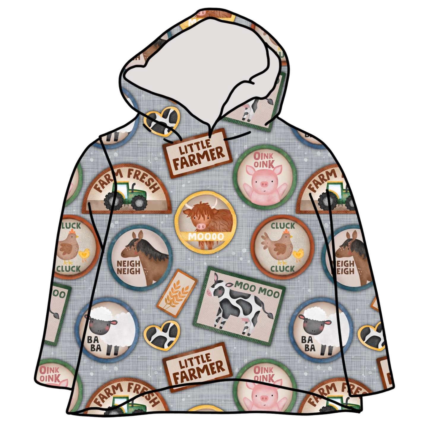 Farm stamps Children's Jumpers and Hoodies