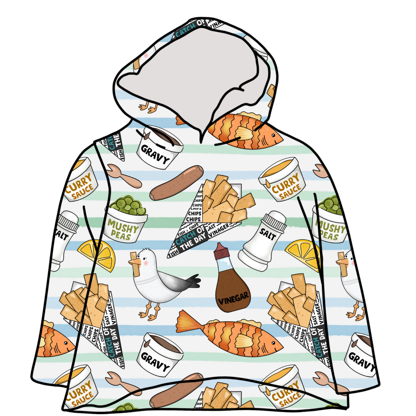 Fish and Chips Children's Jumpers