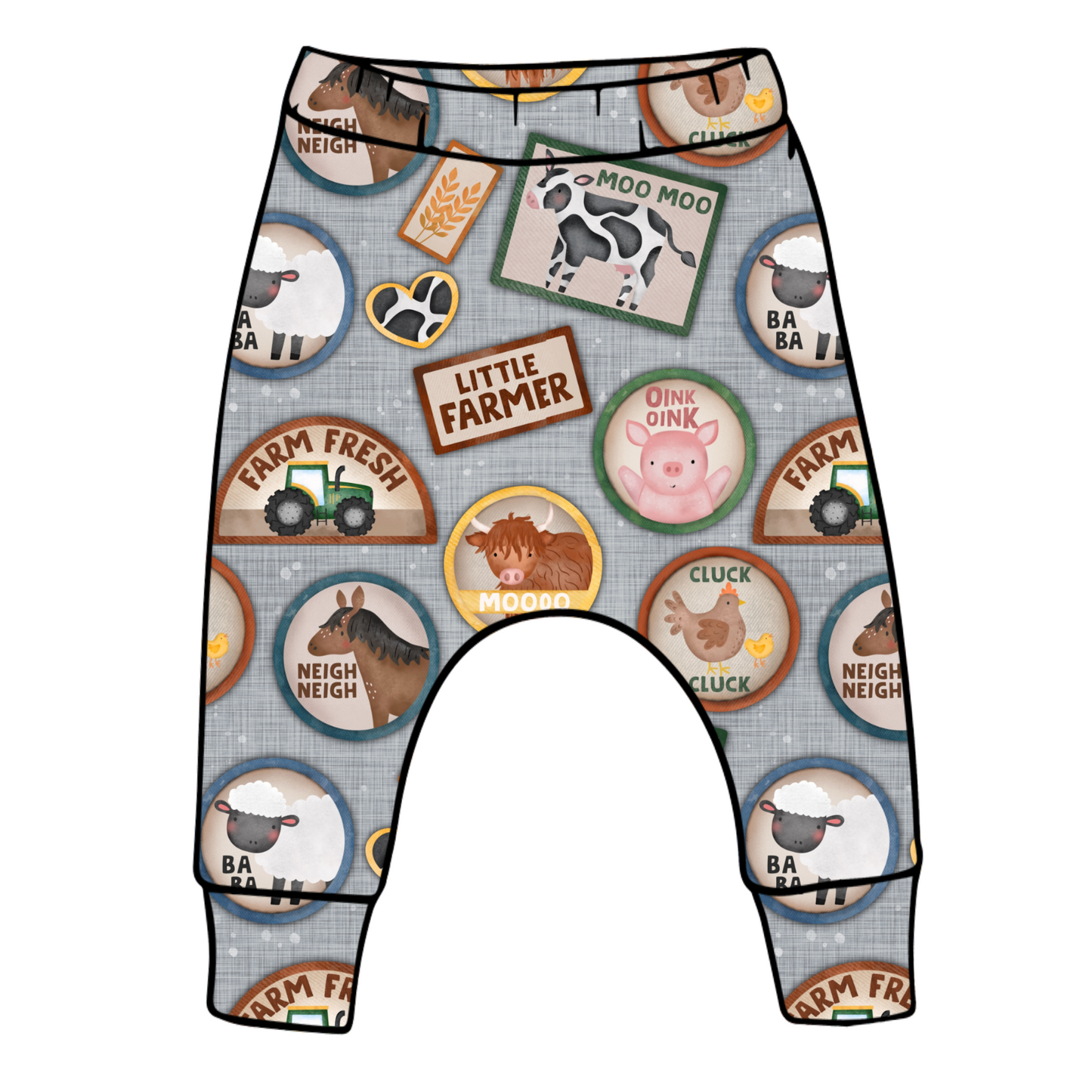 Farm stamps Harems and leggings