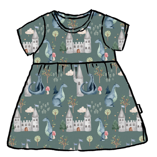 Dragons and Castles T-shirt Dress