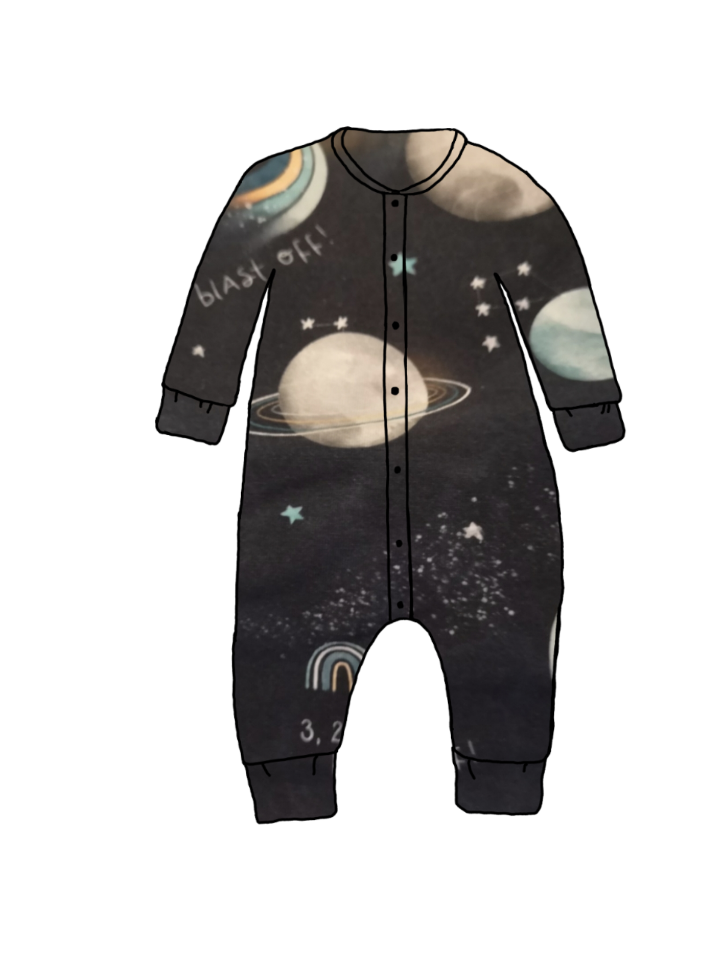 Blast Off Onesie