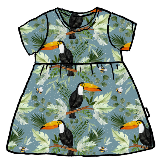 Toucans T-shirt Dress