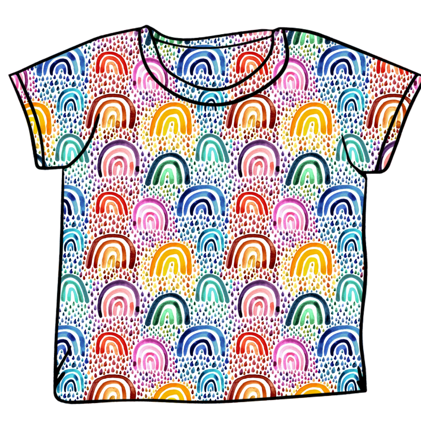 Rocking Rainbows Adult T-Shirt