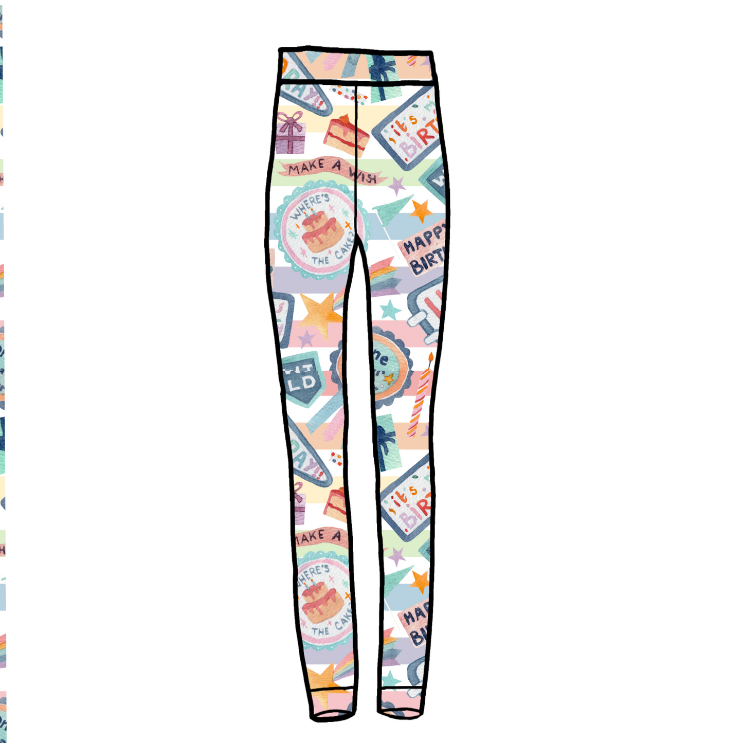 Birthday party Ladies Leggings