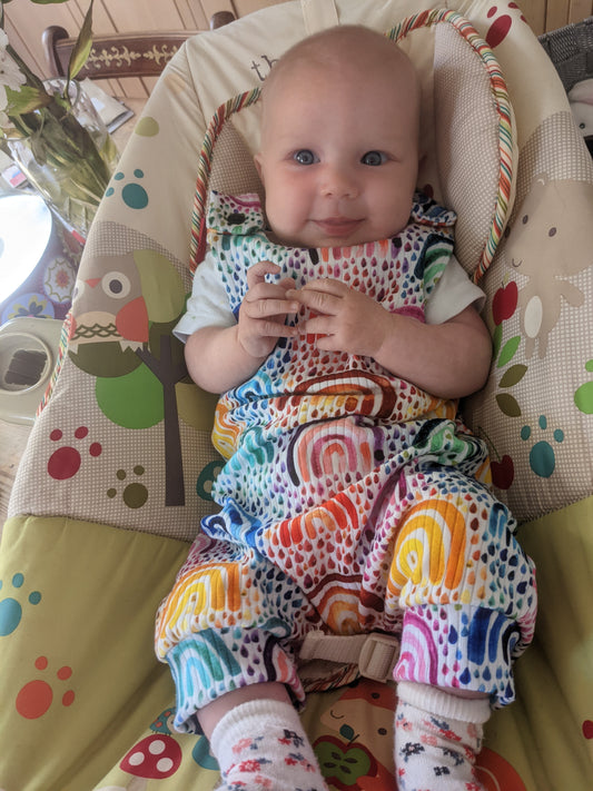 Rocking Rainbows Short Legged Romper